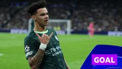 O’Reilly equalises for Man City against Real Madrid