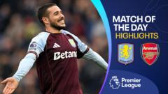 Villa’s late strike ends Arsenal’s unbeaten run