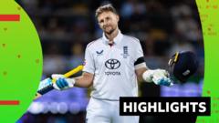 Root hits historic century but second Test finely balanced after day one