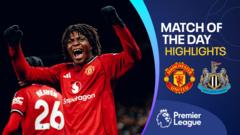 Stunning Dorgu volley gives Man Utd win over Newcastle