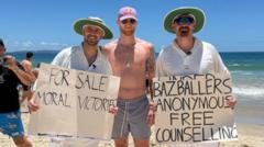 Sledged on the beach – England’s break in Noosa