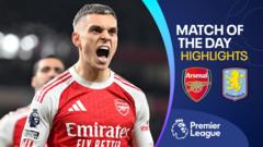 Arsenal score four second-half goals to thrash Villa