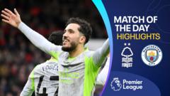 Cherki stars in late Manchester City win against Nottingham Forest