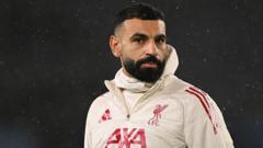Salah in Liverpool squad for Brighton match after Slot talks