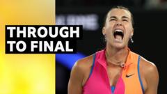 Sabalenka cruises into final despite hindrance call