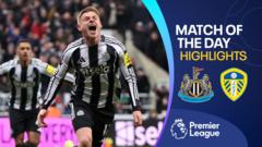 Newcastle score twice in stoppage time to win seven-goal thriller